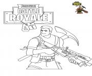 Coloriage Fortnite Battle Royale