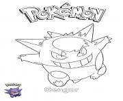 Coloriage Gengar Pokemon