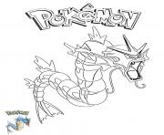 Coloriage Gyarados Pokemon