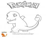 Coloriage Charmander Pokemon