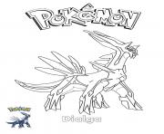 Coloriage Dialga Pokemon