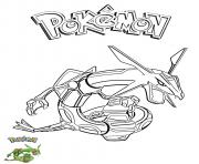 Coloriage Rayquaza Pokemon