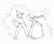 Coloriage kolorowanka peter pan