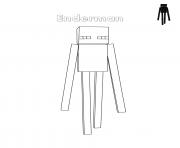 Coloriage Enderman minecraft