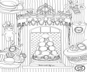 Coloriage adulte art therapy laduree par mademoiselle stef