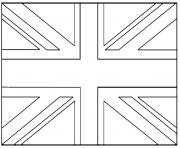 Coloriage drapeau angleterre