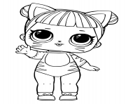 Coloriage LOL Doll Tiger Cat Cute