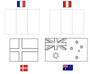 Coloriage fifa coupe du monde 2018 Groupe C France Australie Perou Danemark