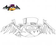 Coloriage citrouille halloween deguisement