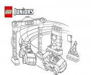 Coloriage voiture de course lego juniors