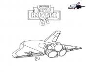 Coloriage Orbital Shuttle Glider Fortnite