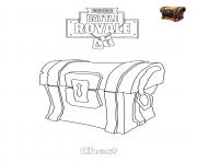 Coloriage Chest Fortnite