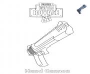 Coloriage Hand Cannon Fortnite Battle Royale