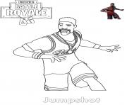 Coloriage Jumpshot Fortnite Basketball Player