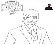 Coloriage Reaper Skin Fortnite