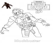 Coloriage Blockbuster Fortnite Skin