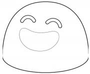 Coloriage Google Emoji Smiling Face