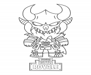 Coloriage fortnite mini cute the dark viking