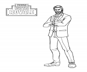 Coloriage fortnite the reaper john wick