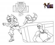 Coloriage rex loading screen fortnite