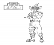 Coloriage fortnite peekaboo outfit