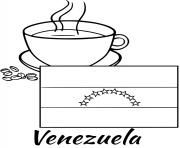 Coloriage venezuela drapeau coffee