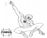 Coloriage Spider Man 2018