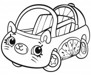 Coloriage Cutie Cars Shopkins