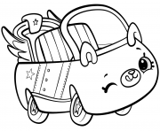 Coloriage Shopkins Cutie Cars