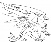 Coloriage griffin by jaclynonacloudlines