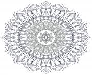 Coloriage mandala zen antistress formes geometriques