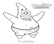 Coloriage Patrick en pleine forme