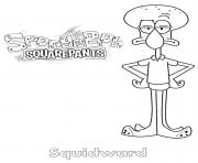 Coloriage Squidward