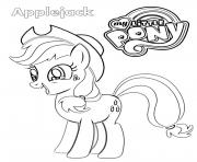 Coloriage Applejack MLP