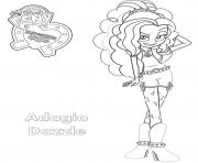 Coloriage Equestria Girls Adagio Dazzle