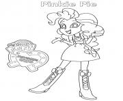 Coloriage Equestria Girls Pinkie Pie