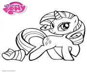 Coloriage princesse rarity my little pony