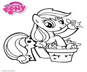 Coloriage Applejack my little pony