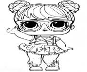 Coloriage poupee lol surprise pour fille