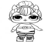 Coloriage poupee lol surprise spice doll