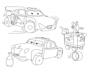 Coloriage lego juniors lightning mcqueen and junior 