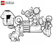 Coloriage lego fun