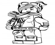 Coloriage LEGO Lucy la grande aventure 2