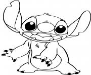 Coloriage image de stitch