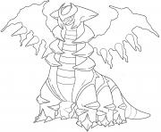 Coloriage Giratina generation 4