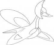 Coloriage Cresselia generation 4