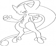 Coloriage Mega Mewtwo Y XY Mega Legendaires Generation 6