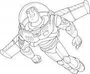 Coloriage buzz leclair toy story 4