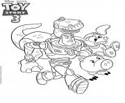 Coloriage Toy Story 3 entrain de courir