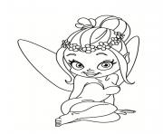 Coloriage fille fee de lautomne